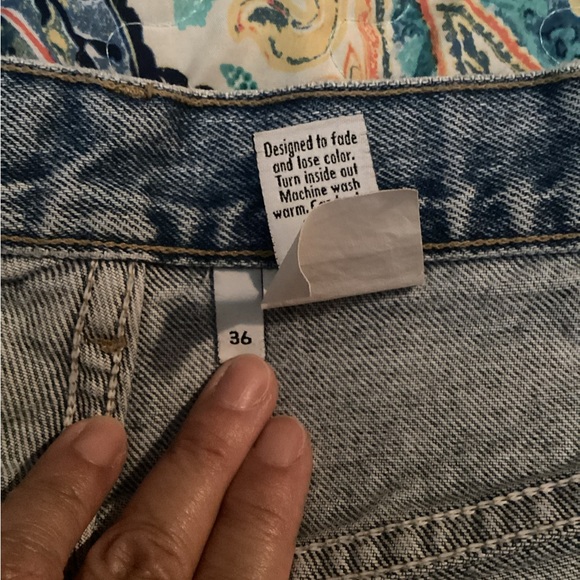 Men’s well worn Calvin Klein Light indigo Jeans. 36. X 30. - Picture 16 of 16